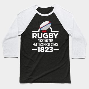 Funny Rugby Joke Rugby 1823 Baseball T-Shirt